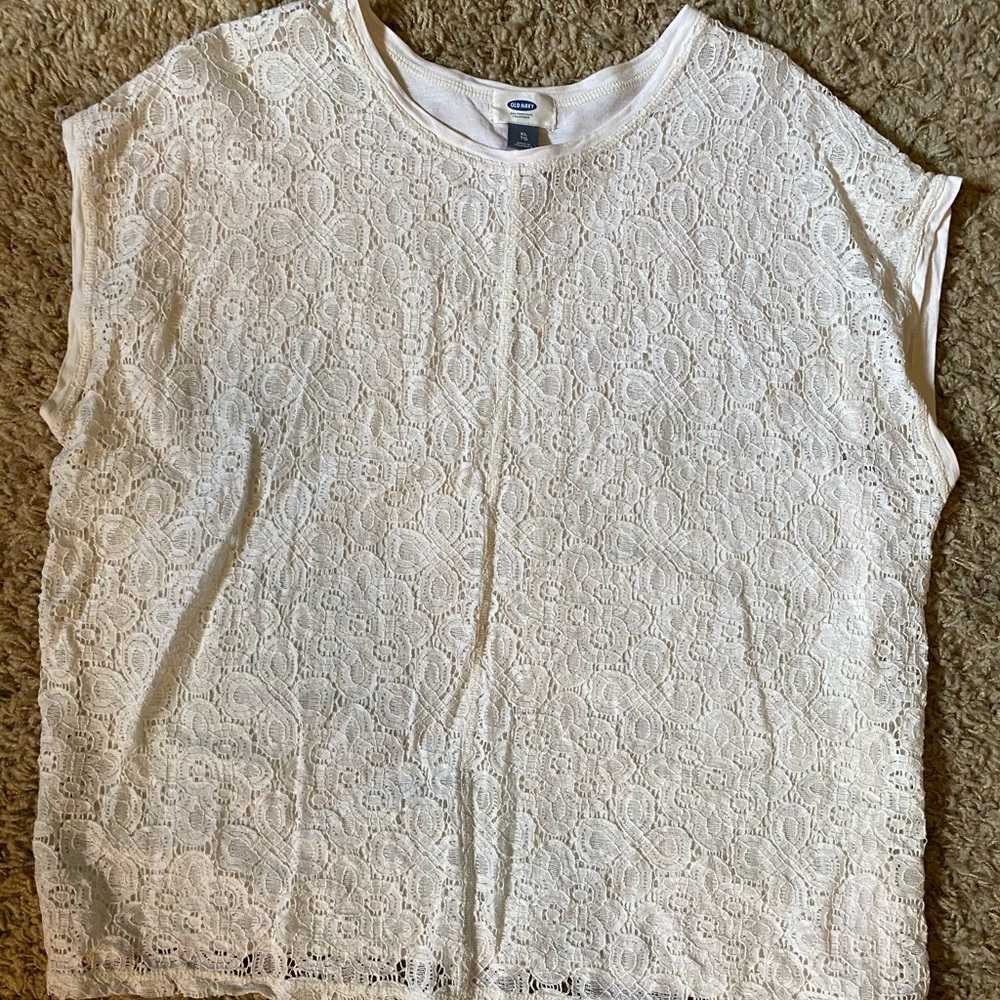 Lace Muscle Tee